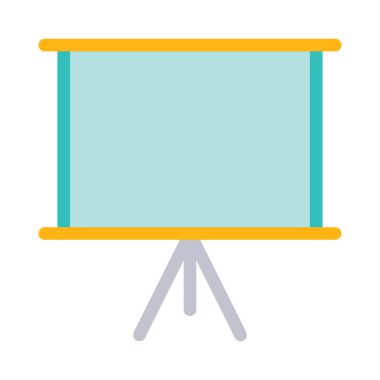 sunum simgesi vektör illüstrasyonu 