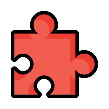 Bulmaca simgesi vektör çizimi 