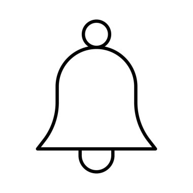 Çan simgesi vektör illüstrasyonu 