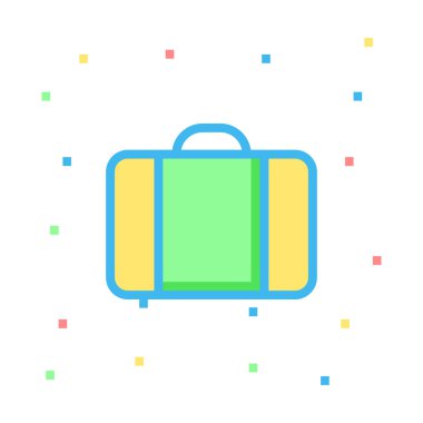  çanta ağ simgesi, vektör illüstrasyonu 