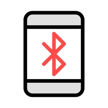 Bluetooth simgesi vektör çizim  