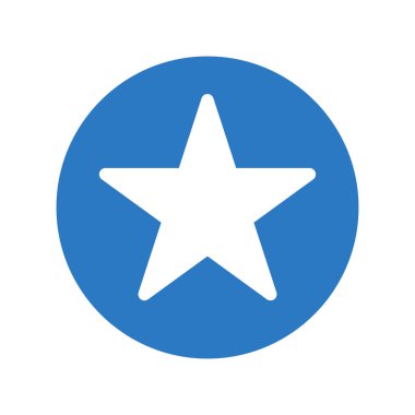 yıldız simgesi vektör illüstrasyonu 