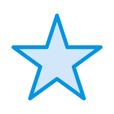 Yıldız web simge vektör çizim   