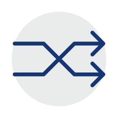 ok simgesi vektör illüstrasyonu 