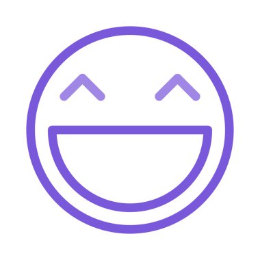 Gülümse ikon vektör illüstrasyonu 