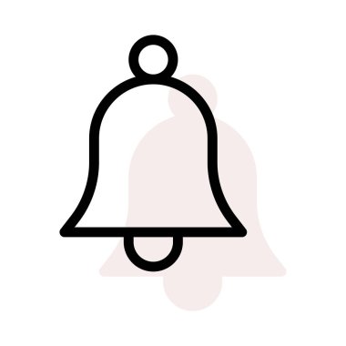 Çan simgesi vektör illüstrasyonu 