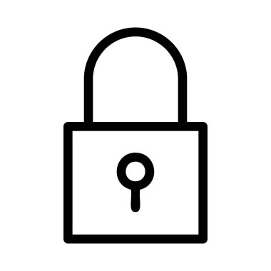 ikon vektör illüstrasyonunu kilitle 