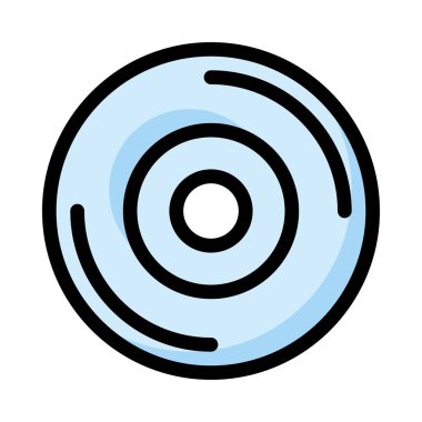 CD satır simge vektör çizim 