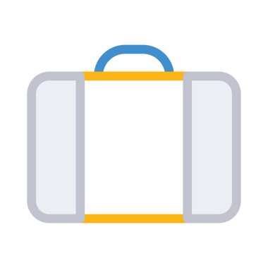 çanta simgesi vektör illüstrasyonu 