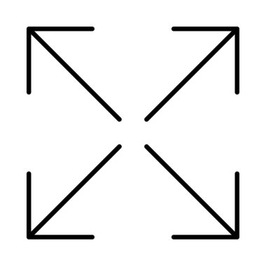 ok simgesi vektör illüstrasyonu 