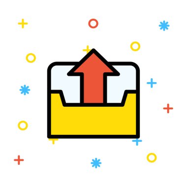 dizin simgesi vektör illüstrasyonu 