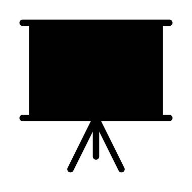 sunum simgesi vektör illüstrasyonu 