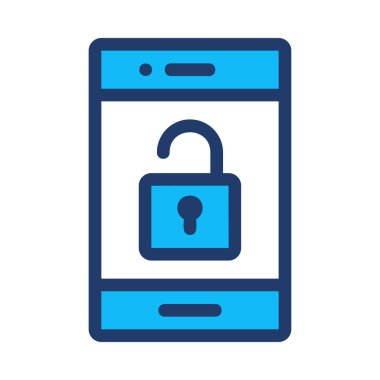 Web geliştirme için mobil tasarım simgesi. Vektör çizim