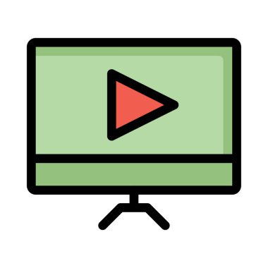 oyuncu simge vektör çizim 