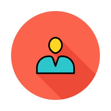 man simgesi vektör illüstrasyonu 