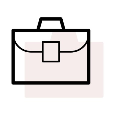 çanta simgesi vektör illüstrasyonu 