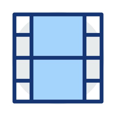 film simgesi vektör illüstrasyonu 