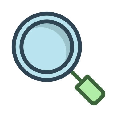 Büyütme cam vektör illüstrasyonu 