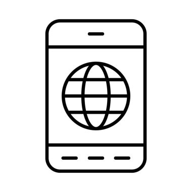 Internet bağlantısı simgesini vektör çizim 