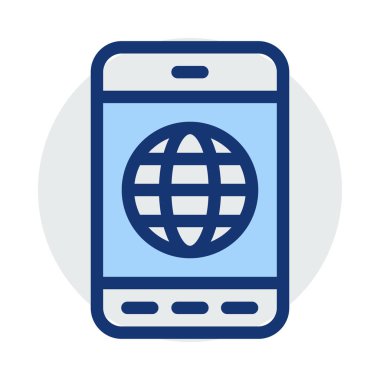 Internet bağlantısı simgesini vektör çizim 