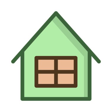 ev simgesi vektör illüstrasyonu 