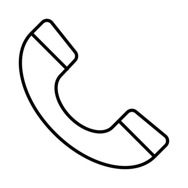 Telefon simgesi vektör illüstrasyonu 