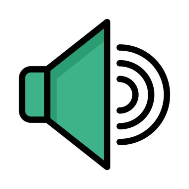 ses simgesi vektör illüstrasyonu 