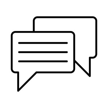 ileti ikonu vektör illüstrasyonu 