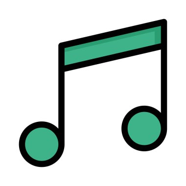 melodi simge vektör çizim 