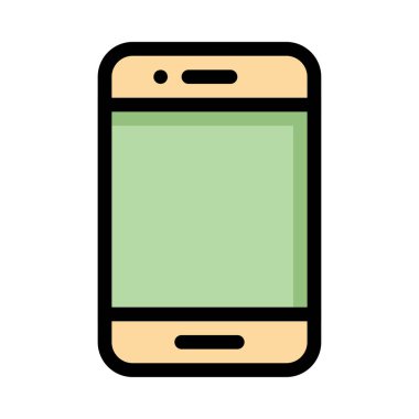 Telefon simgesi vektör illüstrasyonu  