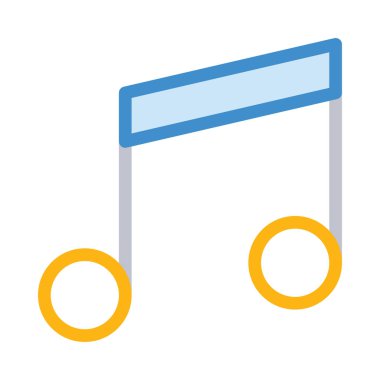 melodi simge vektör çizim 