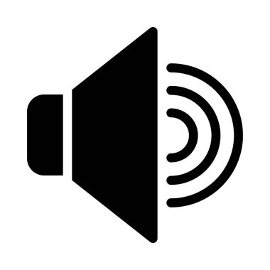 ses simgesi vektör illüstrasyonu 