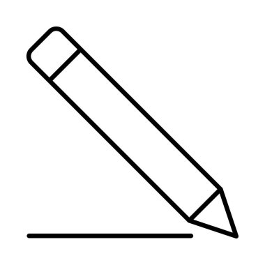 Hatta beyaz arka plan ile kalem 