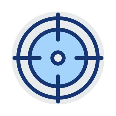 hedef simge vektör illüstrasyonu 