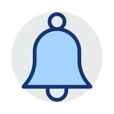 Çan simgesi vektör illüstrasyonu 