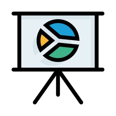 iş grafik simge vektör çizim kurulu 