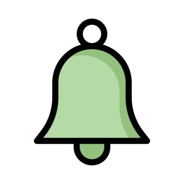 Çan simgesi vektör illüstrasyonu 