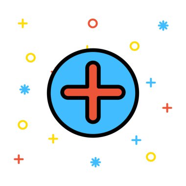 Doğrulama, ekleme, simgesi, vektör