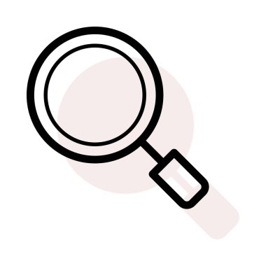 Büyütme cam vektör illüstrasyonu 