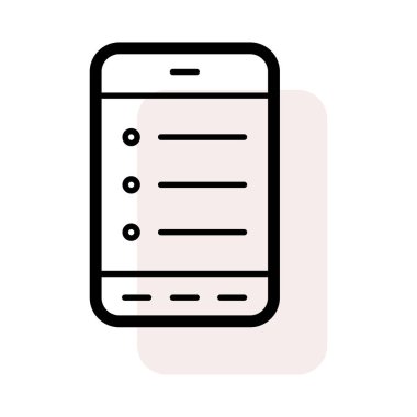 Telefon simgesi vektör illüstrasyonu 