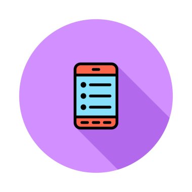 Telefon simgesi vektör illüstrasyonu 