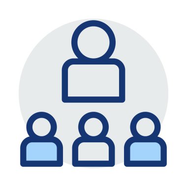 Takım simgesi vektör illüstrasyonu 