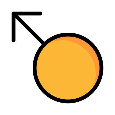 erkek işareti illüstrasyon vektör 