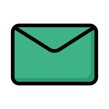 zarf simgesi vektör illüstrasyonu 