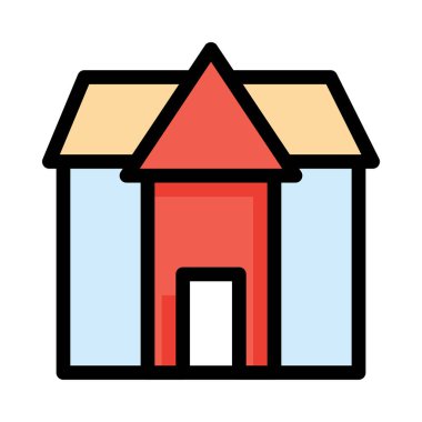 ev simgesi vektör illüstrasyonu 