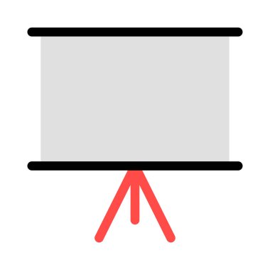 sunum simgesi vektör illüstrasyonu 