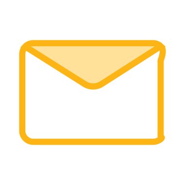 zarf simgesi vektör illüstrasyonu 