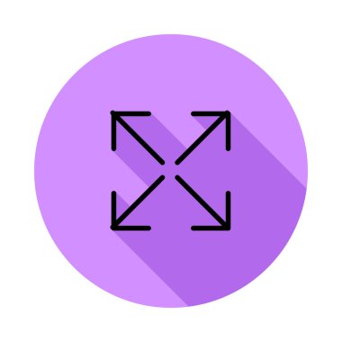 ok simgesi vektör illüstrasyonu 