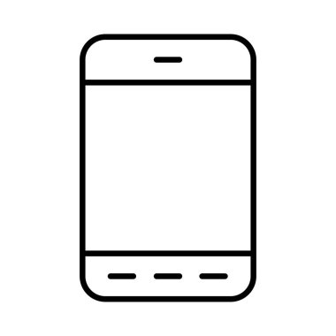 Telefon simgesi vektör illüstrasyonu 