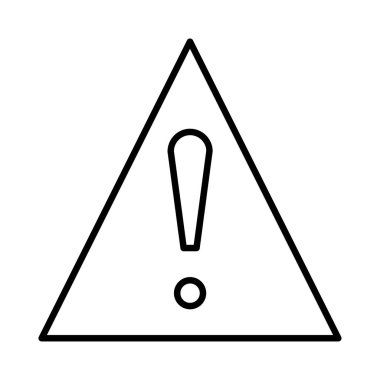 uyarı işareti vektör illüstrasyonu 